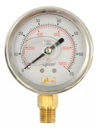 MANOMETRO DE GLICERINA 1000 LBS
